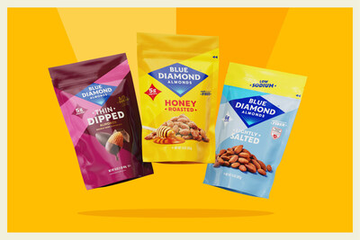 Blue Diamond Almonds Redesigned 14oz Packaging