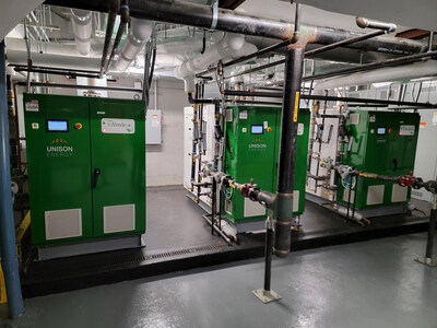 Unison Energy CHP Engines at 125 Broad Street