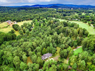 The property is located within the Farmington Country Club community, which is anchored by the coveted Farmington Country Club, a golf and country club with an historic Clubhouse that was originally designed by Thomas Jefferson, the third President of the U.S., via hand-sketched plans. Membership in the club is separate from property ownership in the community. VirginiaLuxuryAuction.com.