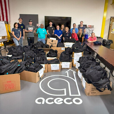 American Crane & Equipment Corporation volunteers