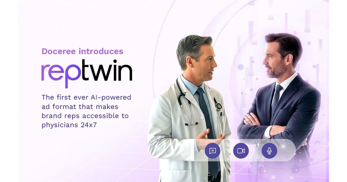Doceree Launches RepTwin: AI-Powered Virtual Reps for Enhanced Healthcare Professional Engagement post image