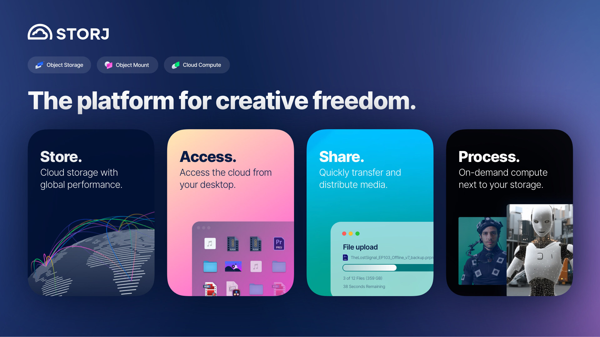 Storj Introduces Production Cloud to Help Remote Creative Teams Scale and Collaborate Globally