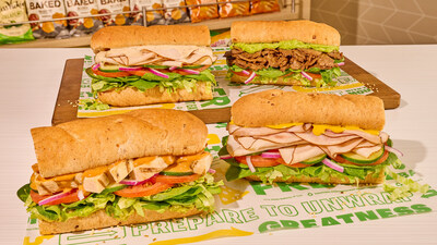 Subway’s Fresh Fit menu is back! Every sandwich is stacked with 20g or more of protein, a full serving of crisp veggies and fewer than 500 calories in a six-inch.