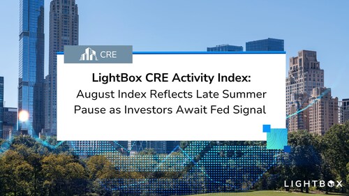 LightBox CRE Activity Reflects Seasonal Dip Amid Caution, as Anticipation Builds for First Rate Cut LightBox CRE Activity Reflects Seasonal Dip Amid Caution, as Anticipation Builds for First Rate Cut