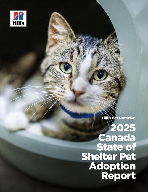 Hill's Pet Nutrition 2025 Canada State of Shelter Pet Adoption Report Cover