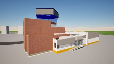 Rendu 3D de l’aménagement numérique de Kingston (Groupe CNW/NAV CANADA)