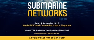 Submarine Networks World 2025 - the annual flagship event for the global subsea industry returns to Singapore in September
