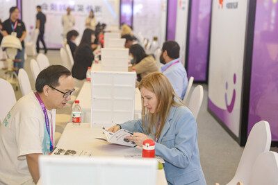 Business match-making event of China Kids Fair 2024 (PRNewsfoto/China Toy& Juvenile Products Association)