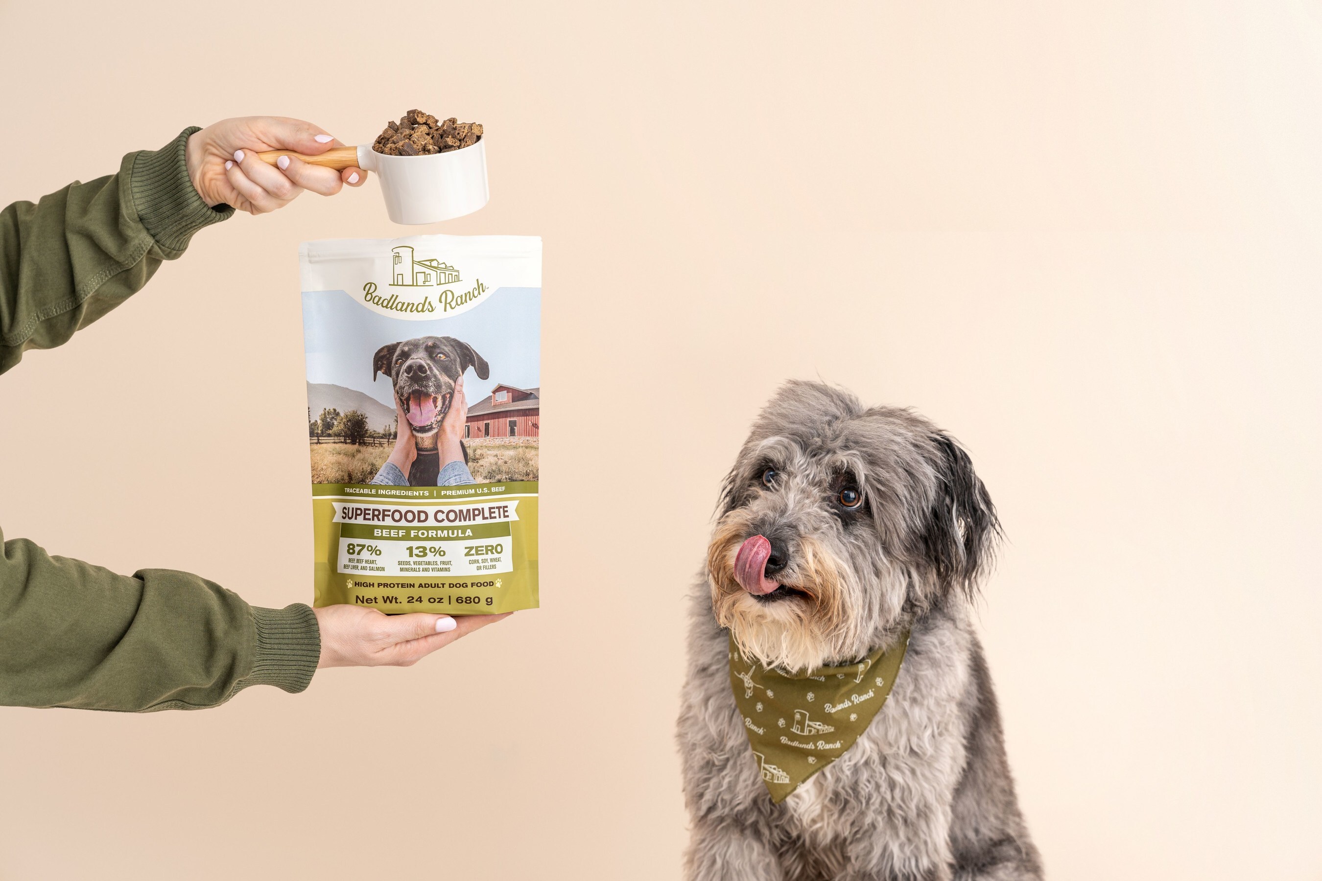 Katherine Heigl's Badlands Ranch Superfood Complete Earns 98% Positive Reviews -- One Pet Parent Says "She Was Her Playful, Active Self Again in Just One Week"