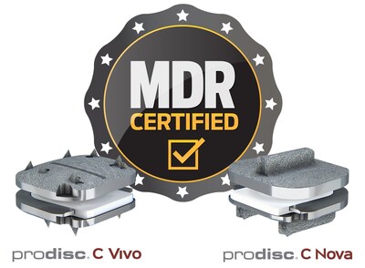 MDR Certified_prodisc C Vivo and prodisc C Nova