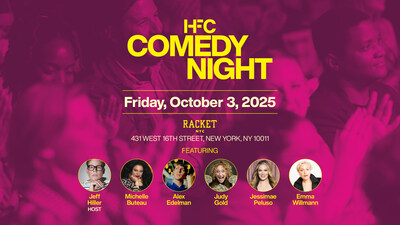 Hilarity for Charity's Comedy Night in NYC will be hosted by Jeff Hiller and feature comedians Michelle Buteau, Alex Edelman, Judy Gold, Jessimae Peluso, and Emma Willmann. Friday, October 3, 2025 at 8 p.m. at Racket NYC in Chelsea.