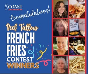 As Americans' Love Affair with Beef Tallow Fries Grows, Coast Packing's 8th Annual #BeefTallowFrenchFries Contest Awards Winners Nationwide