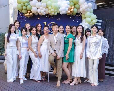 The ACRC Global team celebrating our 10-Year Anniversary, a decade of dedication, growth, and supporting families through Surrogacy,  Egg Donation, IVF Concierge, and more around the world. Here’s to the next chapter of making dreams come true together.