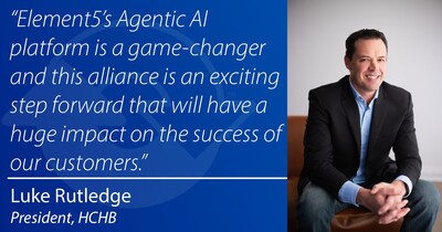 Homecare Homebase and Element5 Announce Strategic Alliance to Accelerate the Agentic AI Movement in Post-Acute Care Homecare Homebase and Element5 Announce Strategic Alliance to Accelerate the Agentic AI Movement in Post-Acute Care