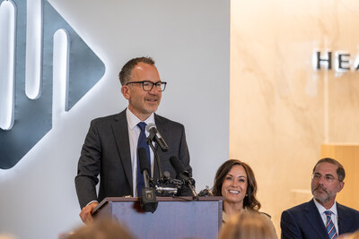 Martin Price, Executive Chairman and CEO of HealthTrackRx at the HealthTrackRx UPS Healthcare at Labport Ribbon Cutting