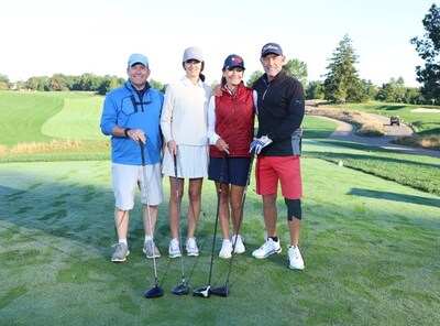 PenFed Credit Union President & CEO and PenFed Foundation for Military Heroes CEO James Schenck, Goldman Sachs Partner Alison Flood and Stacey and Deborah Cook.