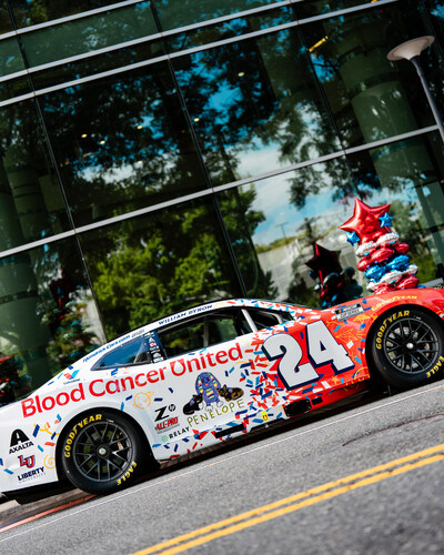 In a unique collaboration for Blood Cancer Awareness Month, Valvoline Global, Blood Cancer United and the Hendrick Motorsports Team have unveiled a one-of-a-kind paint scheme on NASCAR Cup Series Regular Season Champion William Byron’s No. 24 Valvoline Chevrolet ahead of its debut at the ROVAL 400 at Charlotte Motor Speedway.