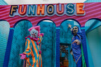 Sprinkles The Clown and The Fortuneteller at the all-new Funhouse at Pacific Park