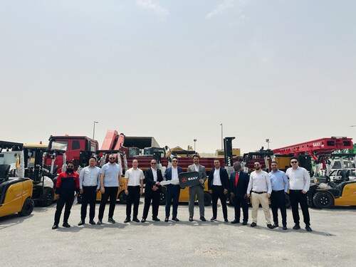 SANY Delivers 40 Electric Forklifts in Qatar, Pioneering Green Logistics in the Middle East SANY Delivers 40 Electric Forklifts in Qatar, Pioneering Green Logistics in the Middle East