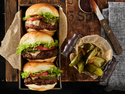 Spicy Cheeseburger Sliders from BeefItsWhatsForDinner.com.