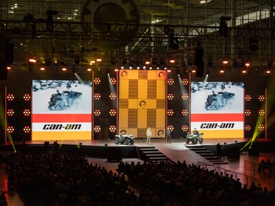 Launch of the Can-Am Outlander Electric at BRP’s 2026 Global Product Reveal. (CNW Group/BRP Inc.)