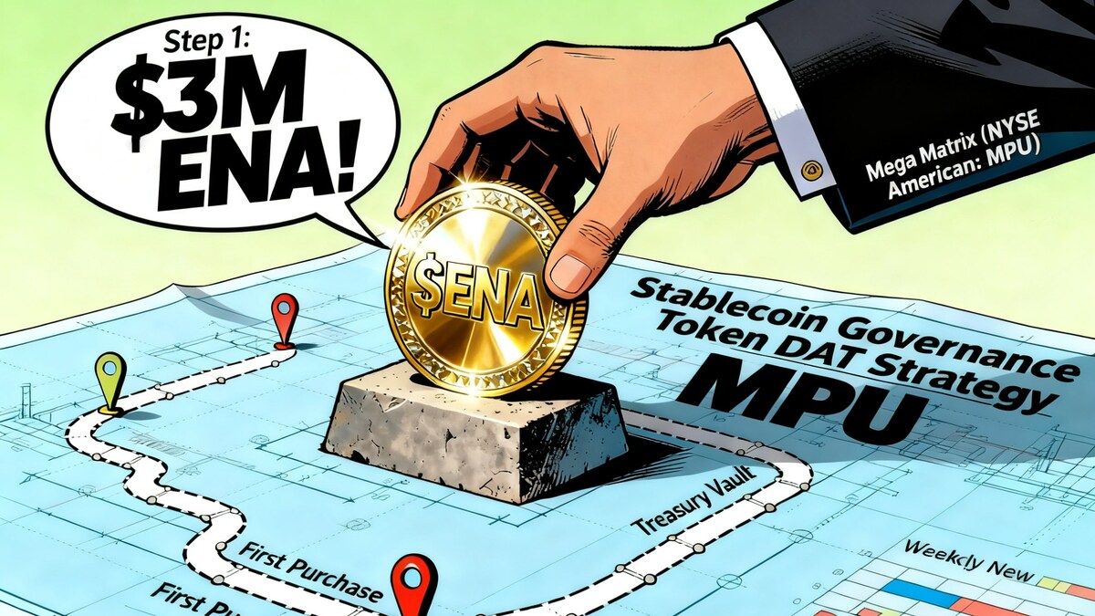 Mega Matrix Inc. Announces First Purchase of $3 million worth of ENA tokens  to implement its Stablecoin Governance Tokens DAT Strategy