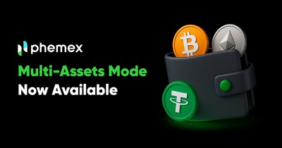 Phemex lanza el modo de activos múltiples para mejorar la eficiencia del trading y la gestión de riesgos (PRNewsfoto/Phemex)