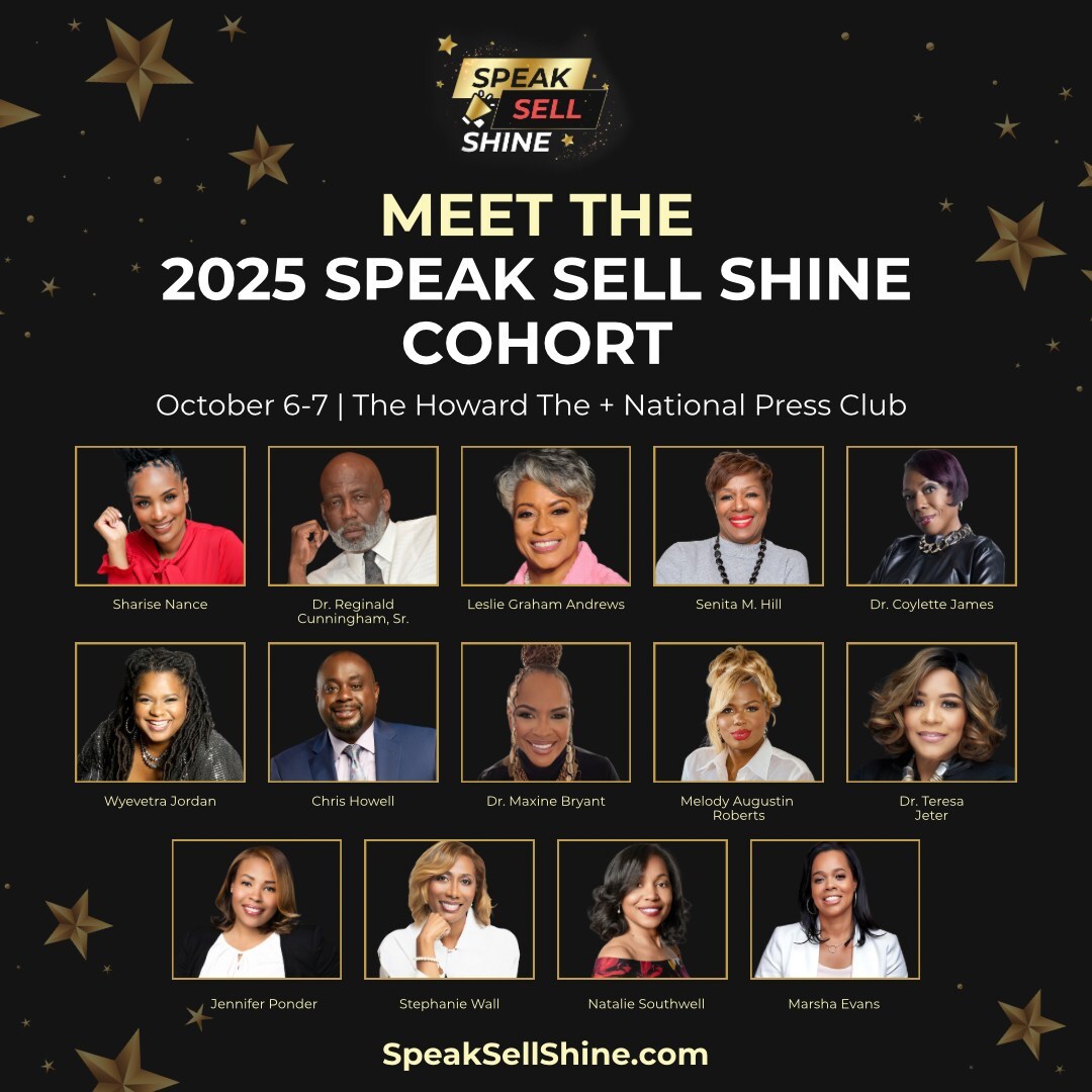 speak sell shine 2025 cohort