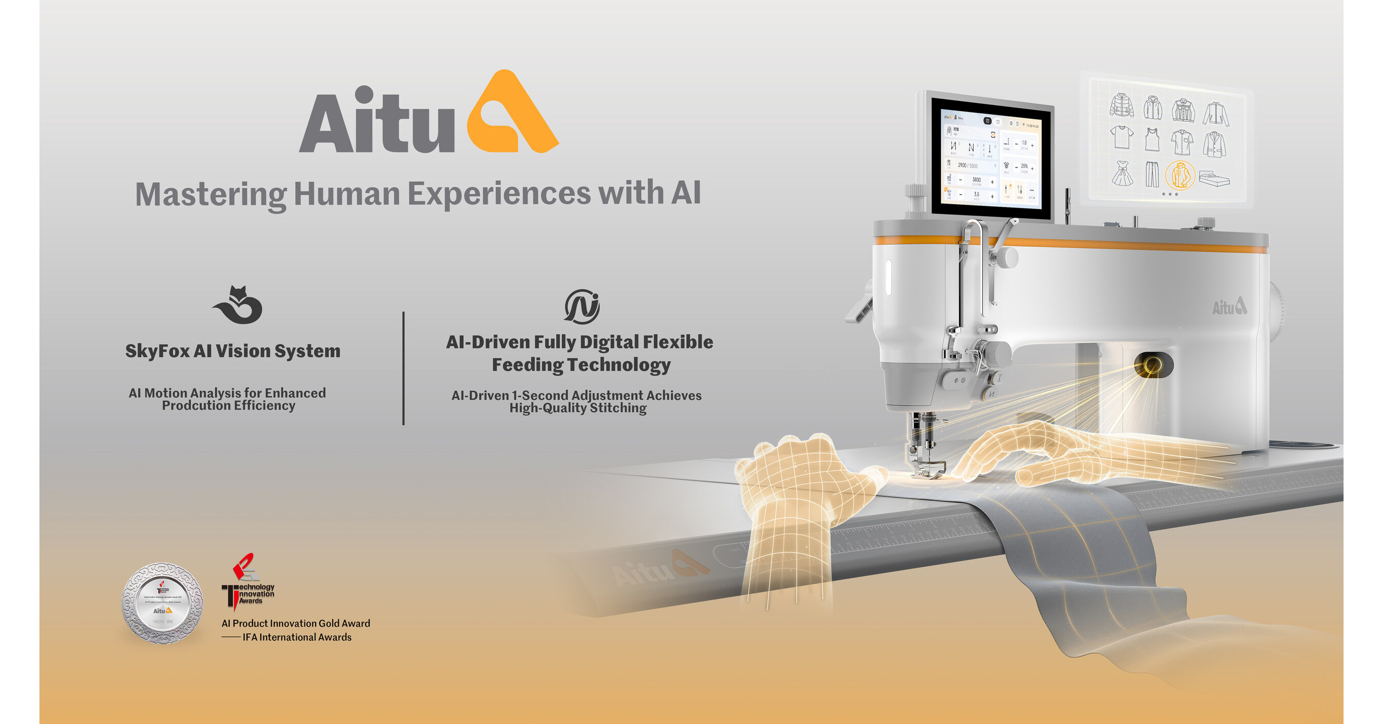Aitu Raih "AI Product Innovation Gold Award" di IFA 2025, Rombak Masa Depan Industri Garmen