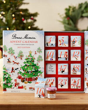 Bonne Maman® Unwraps the Magic of the Holidays with Its Most Joyful Advent Calendar Yet