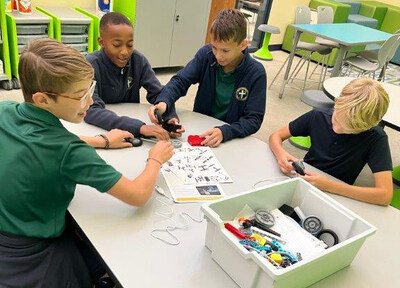 Students in Shawnee Mission, Kansas during Class