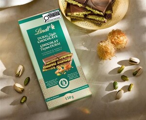 Lindt &amp; Sprüngli Debuts the Highly Anticipated Lindt Dubai Style Chocolate Bar Across Canada