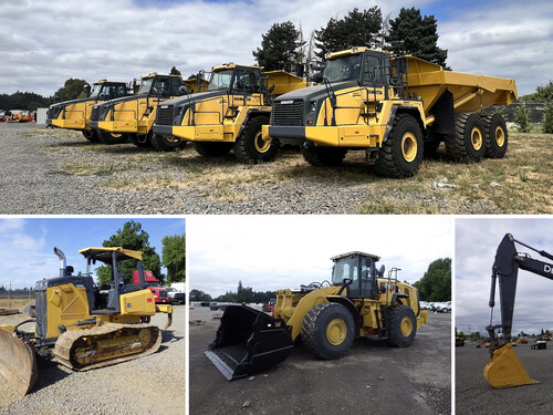 Heavy Equipment in Bar None's September Auction