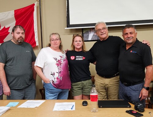 Unifor members at First Student Canada in Windsor ratified a new three-year agreement today, Sept. 13, 2025, with their school bus employer, that includes a 13% wage increase over the life of the contract. (CNW Group/Unifor)