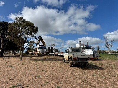 Construction is now underway at the 5.8MW/11MWh project site, where heavy machinery has been deployed for land leveling and foundation preparation, signaling the start of substantive development.