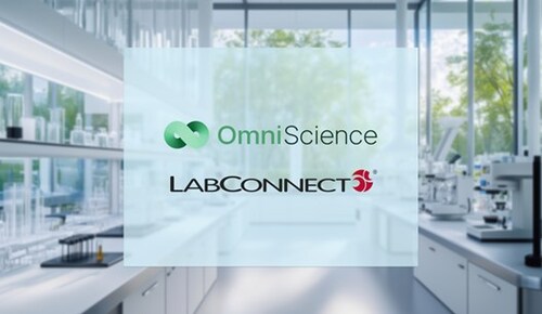 LabConnect and OmniScience logos LabConnect and OmniScience logos