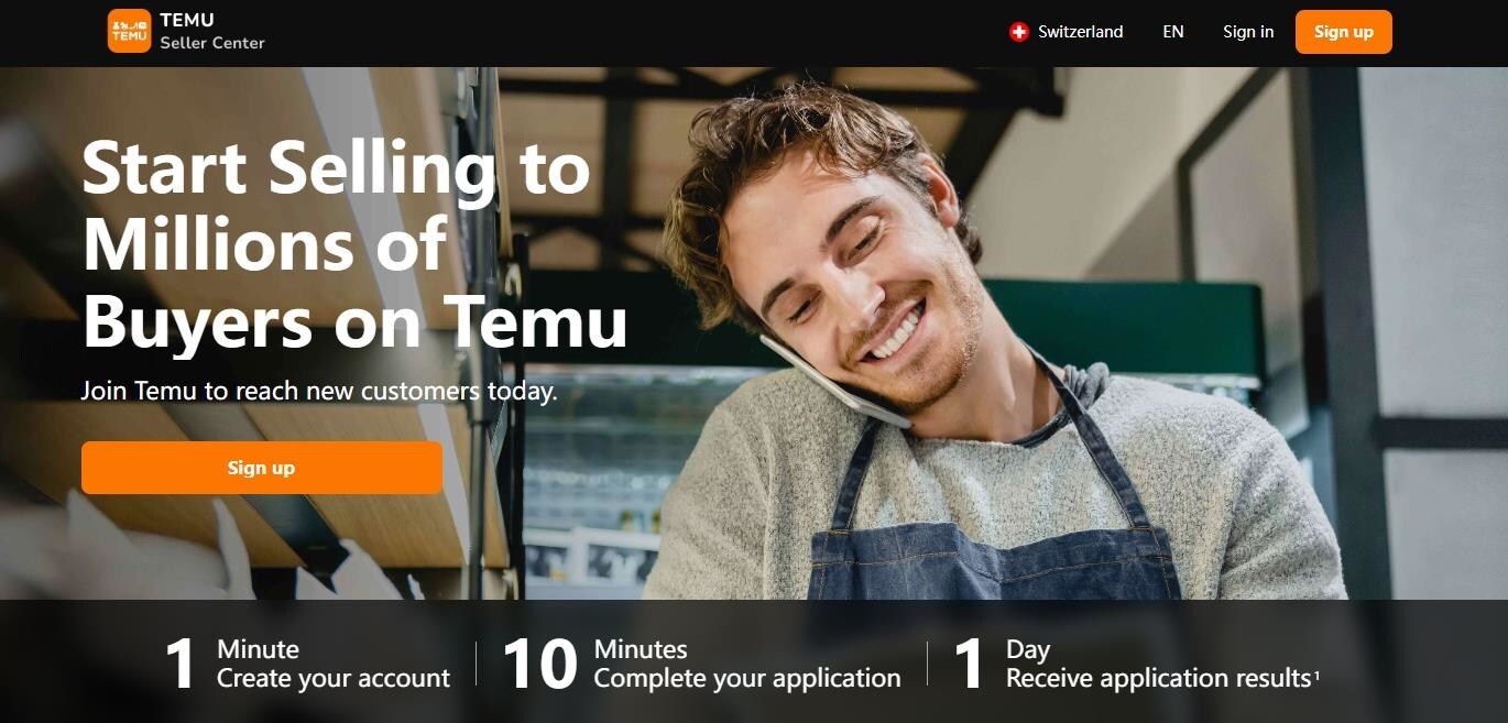 Temu Opens Platform to Local Sellers in Switzerland