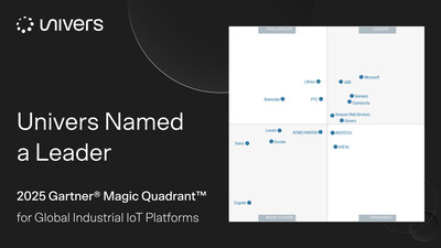 Univers Named a Leader in 2025 Gartner® Magic Quadrant for Global Industrial IoT Platforms Univers Named a Leader in 2025 Gartner® Magic Quadrant for Global Industrial IoT Platforms