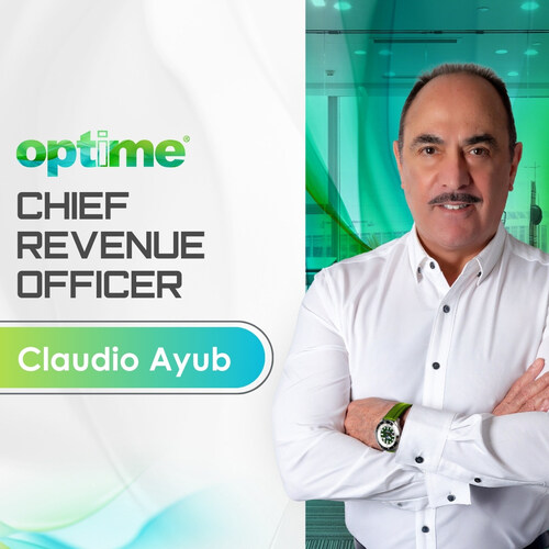 Claudio Ayub, Optime’s new Chief Revenue Officer