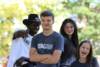 Ambassadeurs étudiants du campus de l'ITAQ, à  La Pocatière (Groupe CNW/Institut de technologie agroalimentaire du Québec)