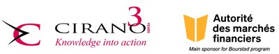CIRANO ET AMF en anglais (CNW Group/Center for Interuniversity Research and Analysis on Organizations (CIRANO))