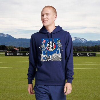 Talentprojekt x Grateful Dead Navy Hooide Front