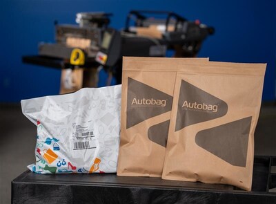 Poly and paper material compatible with the AUTOBAG 850HB Hybrid Bagging Machine from Sealed Air