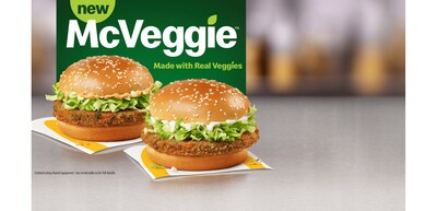 McDonald’s Canada welcomes the McVeggie at participating restaurants across Canada starting September 16. (CNW Group/McDonald's Canada)