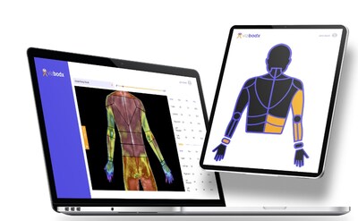 Anatomical View Presented by the Vizbodx Software