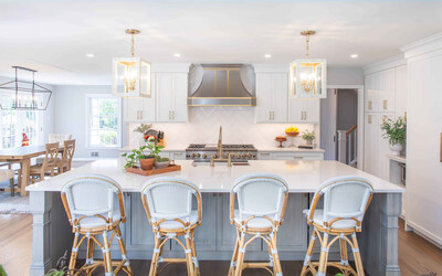 Classic CX4 - Stainless & Brass Range Hood