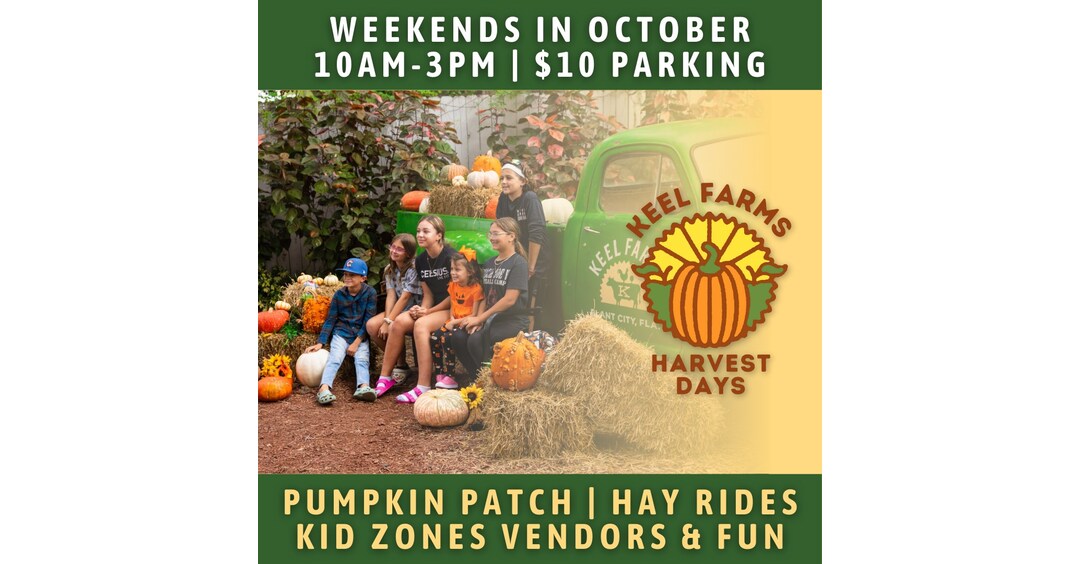 Experience the Joy of Pumpkin Season with Fun Filled Weekends at Keel Farms During the Annual Harvest Days Festival
