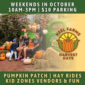 Experience the Joy of Pumpkin Season with Fun Filled Weekends at Keel Farms During the Annual Harvest Days Festival