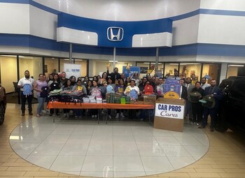 Car Pros Honda El Monte, CA - Car Pros Cares School Supplies Donations 2025
