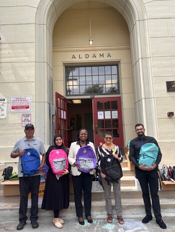 Car Pros Kia Glendale, CA - Car Pros Cares School Supplies Donations 2025